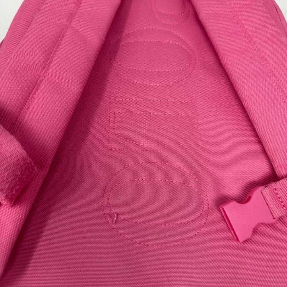 Polo Ralph Lauren Backpack Girls Pink Polo Bear Embroidered Canvas EUC